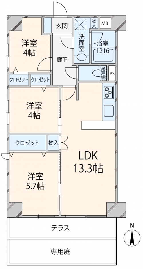 ■スカイツリーまで徒歩圏内のファミリータイプマンション