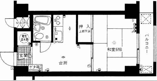 1K25.92㎡フルリノベーションマンション