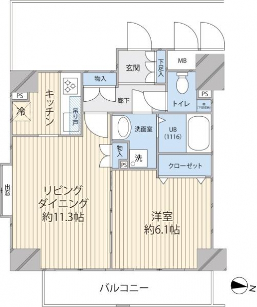 空と川に近い「浅草今戸」のリフォームマンションのご紹介です！